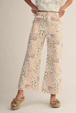 Vintage Pastel Floral Patchwork Pants