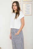 Washed Boxy Knit Top
