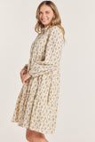 Cotton Floral Mini Dress