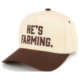 Cc He`s Farming Trucker Hat