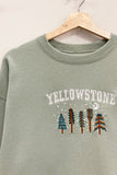 Yellowstone Cross Stitch Sweatshirt