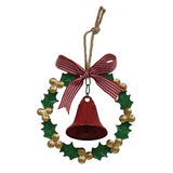 Sm Metal Wreath W/ Bell Hanger