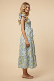 Ruffled Floral Tank Dress