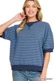 Striped Banded Pullover