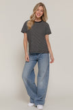 Short Sleeve Striped Tee