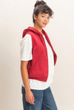 Sleeveless Zip Up Hoodie