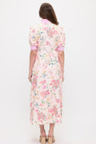 Floral Shirt Midi Dress
