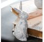 8 Blue Floral Dolomite Bunny