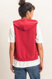 Sleeveless Zip Up Hoodie