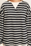 Striped Long Sleeve Pullover