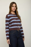 Multi-Color Striped Cardigan
