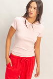 Mineral Washed Crew Neck Tee