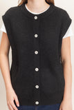 Button-Up Sweater Vest