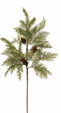 Floral Natural Faux Pine Pick