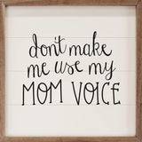 Mom Voice White - 8x8
