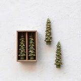 Unscented Tree Shaped Tapers, Cedar Color