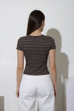 Multi-color Striped Top
