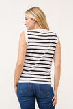 Simplicity Striped Sleeveless Vest
