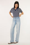 Mid Rise Wide Leg Trousers