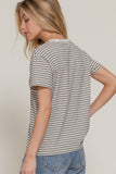 Short Sleeve Striped Tee