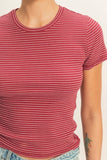 Striped Ribbed Top