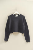 Essential Textured Crew Neck Sweater