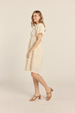 Floral Print Smocked Midi Dress