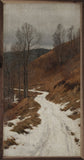 Winter's Snowy Path 8x16