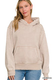 Fleece Acid Washed Hoodie