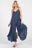 Woven Cami Strap Jumpsuit