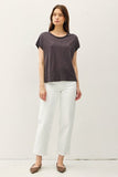 Exposed Seam Top
