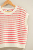 Striped Sleeveless Top