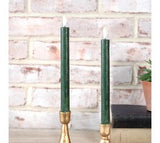 Green Led Taper Candle