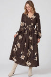 Long Sleeve Floral Maxi Dress