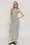 Sleeveless Striped Midi Dress