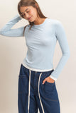 Layered Effect Long Sleeve Top