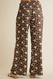 Floral Wide Leg Pants