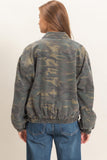 Camouflage Zip-Up Jacket