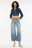 Loose Fit Barrel Jeans