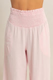 Mineral Washed Wide Leg Pants