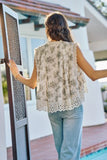 Vintage Floral Textured Top