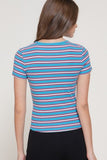 Multi-Stripe Ribbed Top