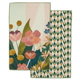 Floral Art Mood Printed Microfiber Dishtowel