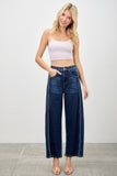 High Rise Low Curve Barrel Leg Jeans
