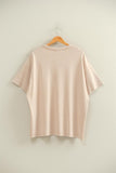 Mineral Washed Oversized Crew Neck Tee