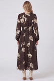 Long Sleeve Floral Maxi Dress