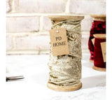 Gold Velvet Ribbon Spool