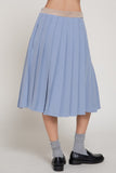 Pleated Midi Skirt
