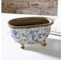 Blue Heirloom Bathtub