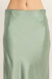 Satin Midi Skirt